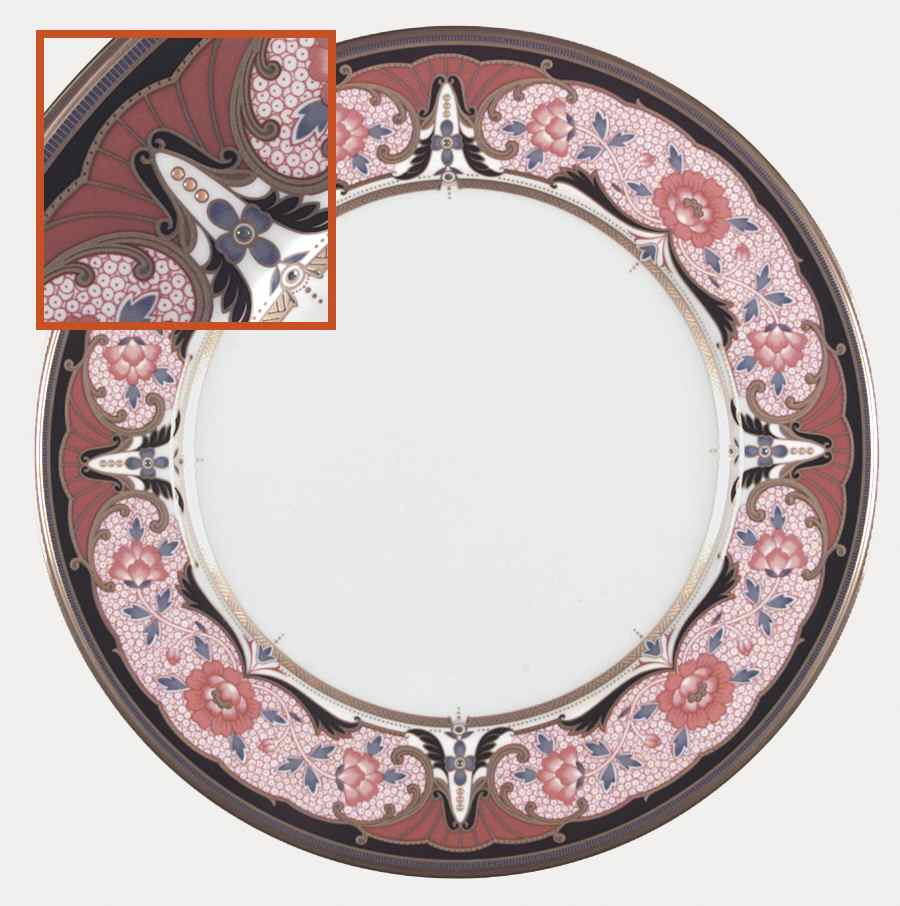 Golden Procession Dinner Plate by Noritake-1