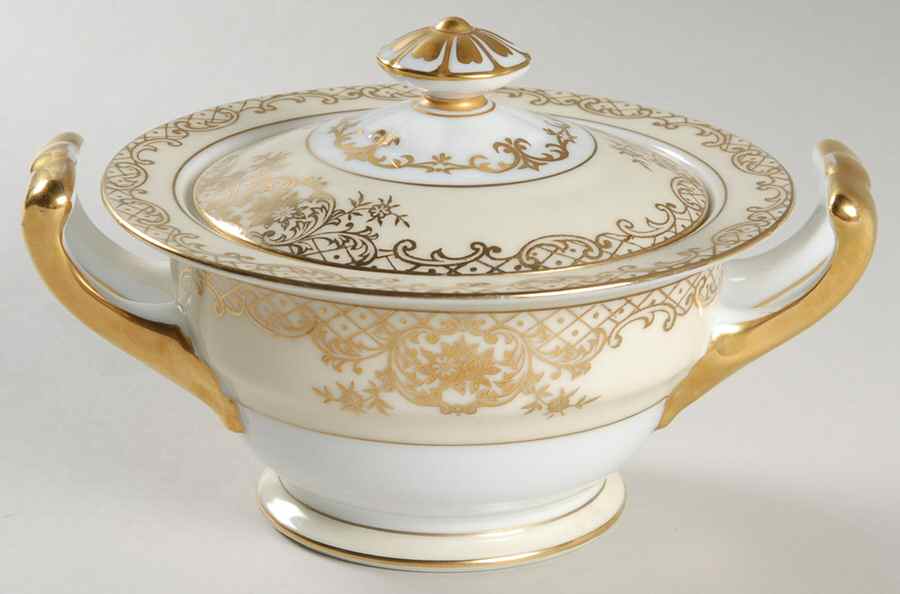 N973 Sugar Bowl & Lid by Noritake-1