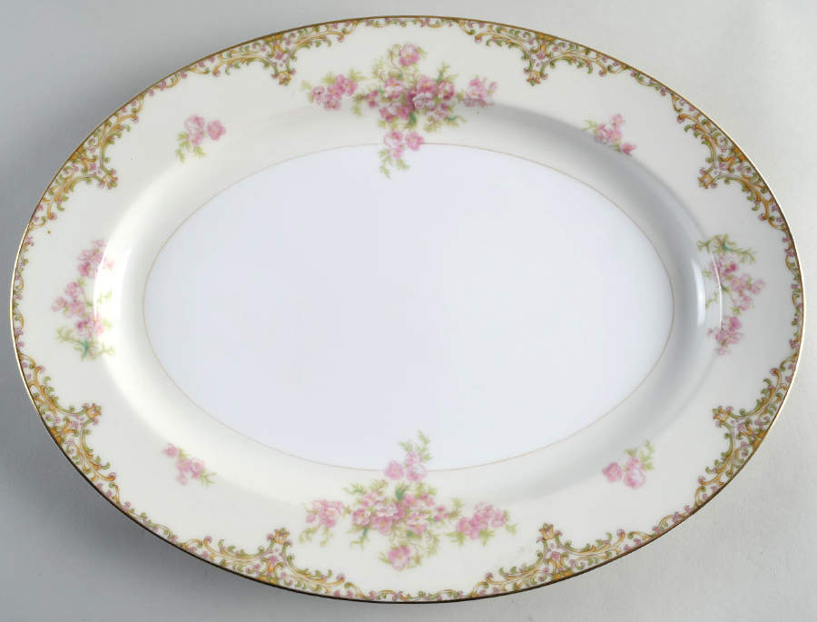 Mystery #213 16" Oval Serving Platter by Noritake-1