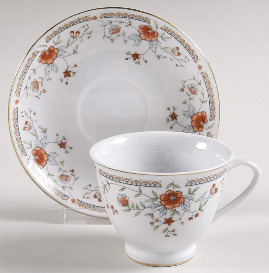 NTH5 Footed Cup & Saucer Set by Northridge-1