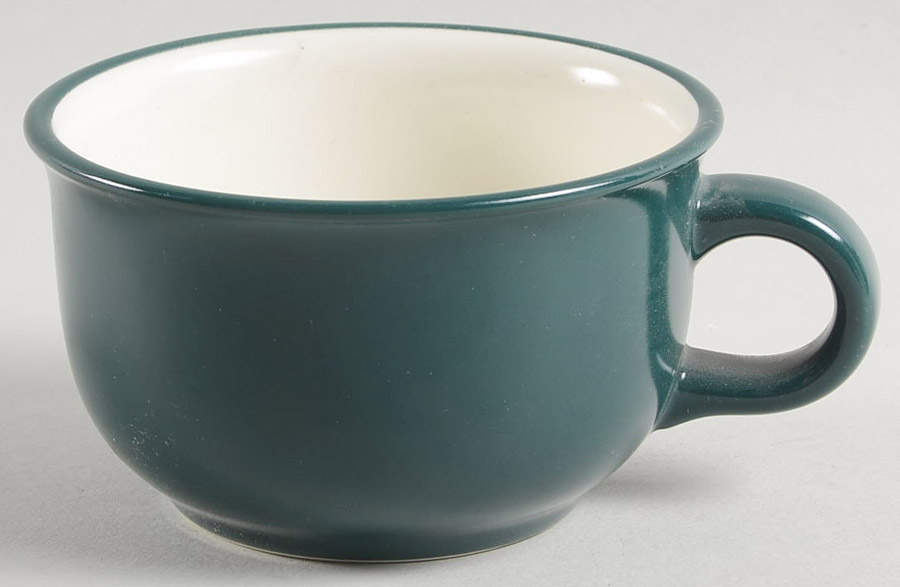 Checks Evergreen Flat Cup by Nancy Calhoun-1