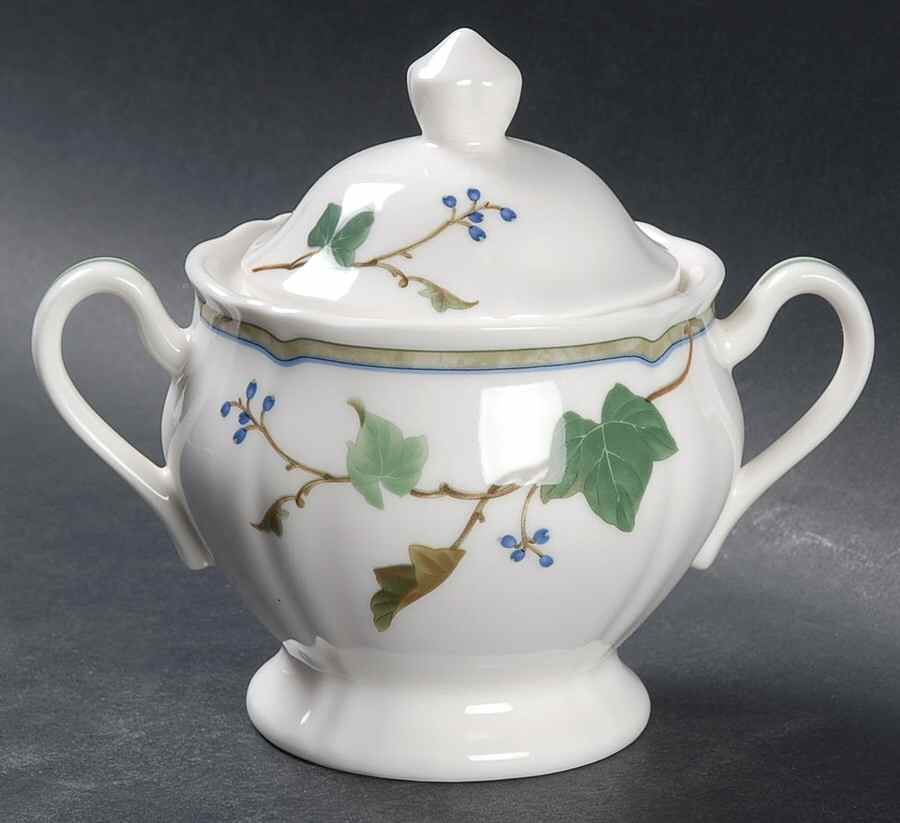 Ivy Grove Sugar Bowl & Lid by Noritake-1