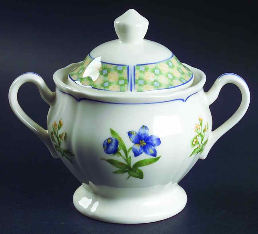 Sonoma Trellis Sugar Bowl & Lid by Noritake-1