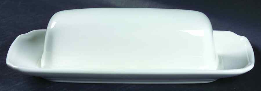 Gourmet White 1/4 Lb Covered Butter by Noritake-1