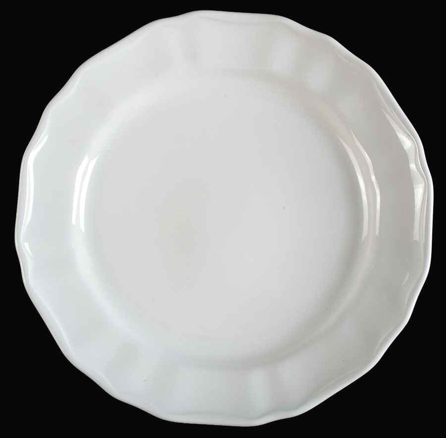 Gourmet White 12" Chop Plate (Round Platter) by Noritake-1
