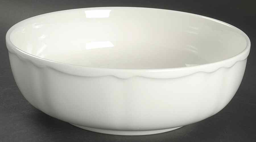 Gourmet White 9" Round Vegetable Bowl by Noritake-1