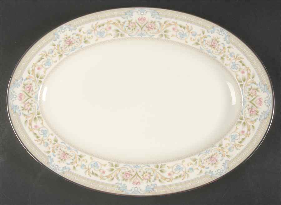 Donovan 14" Oval Serving Platter by Noritake-1
