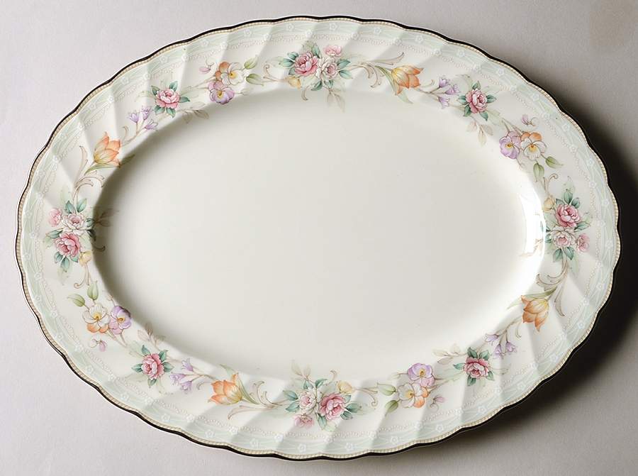 Norwalk 12" Oval Serving Platter by Noritake-1