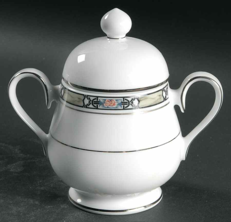 Canova Sugar Bowl & Lid by Noritake-1