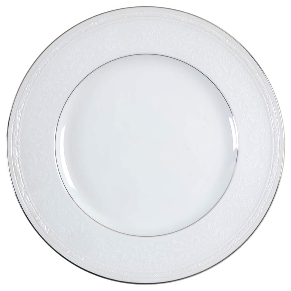Whitecliff Platinum Dinner Plate by Noritake-1