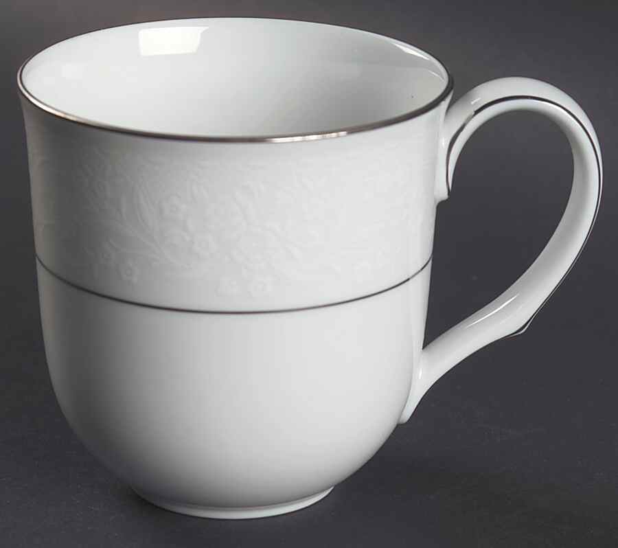 Whitecliff Platinum Mug by Noritake-1