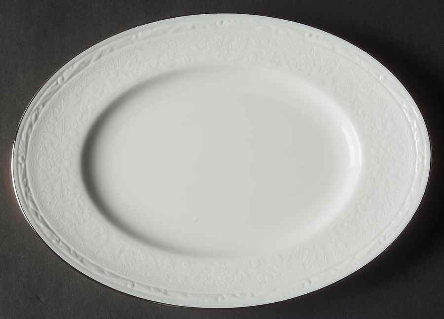 Whitecliff Platinum Relish/Butter Tray by Noritake-1