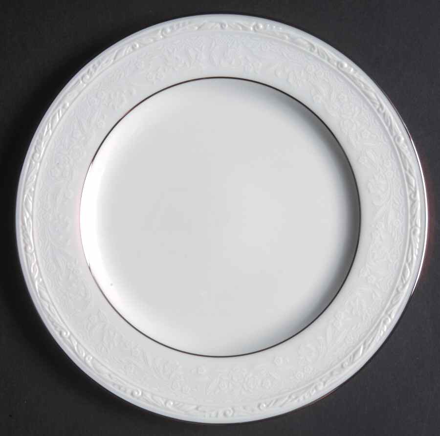 Whitecliff Platinum Bread & Butter Plate by Noritake-1