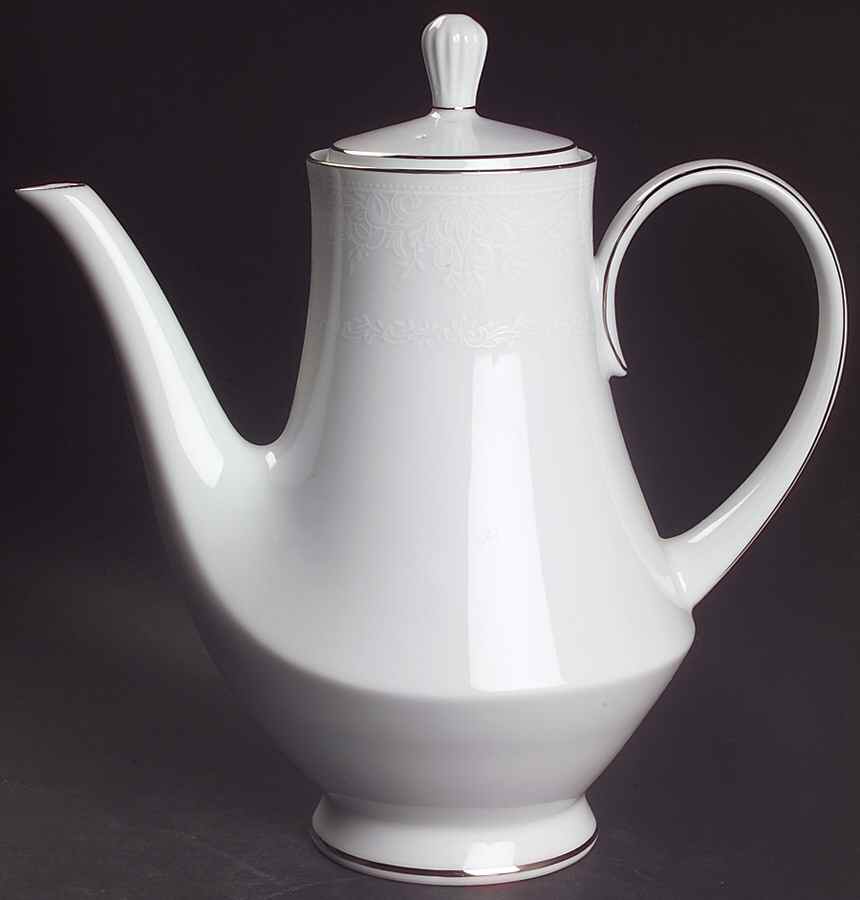 Enchanted Lace Coffee Pot & Lid by Noritake-1