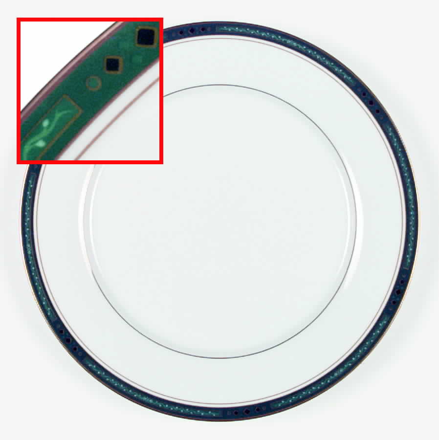 Greens Court Dinner Plate by Noritake-1