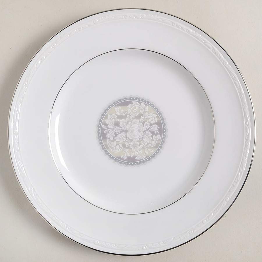 Braxton Platinum Accent Salad Plate by Noritake-1