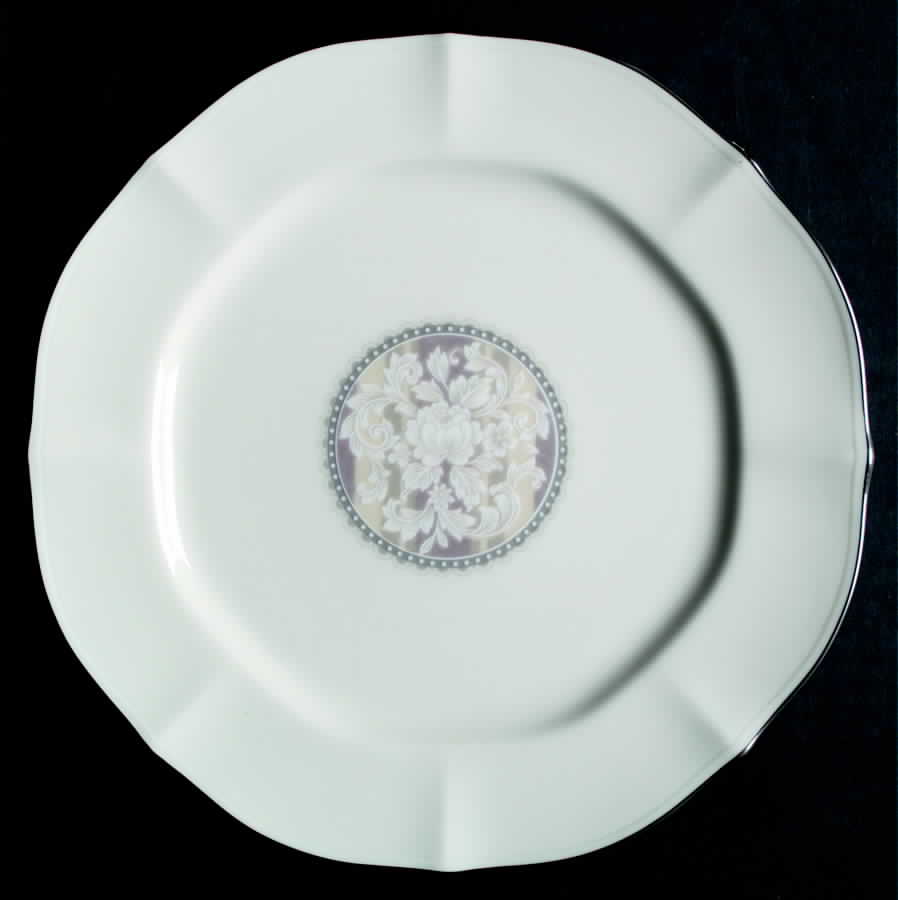 Glenmora Platinum Accent Salad Plate by Noritake-1