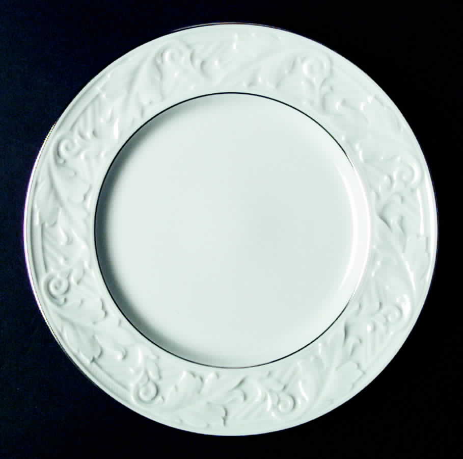 Platinum Scapes Accent Luncheon Plate by Noritake-1