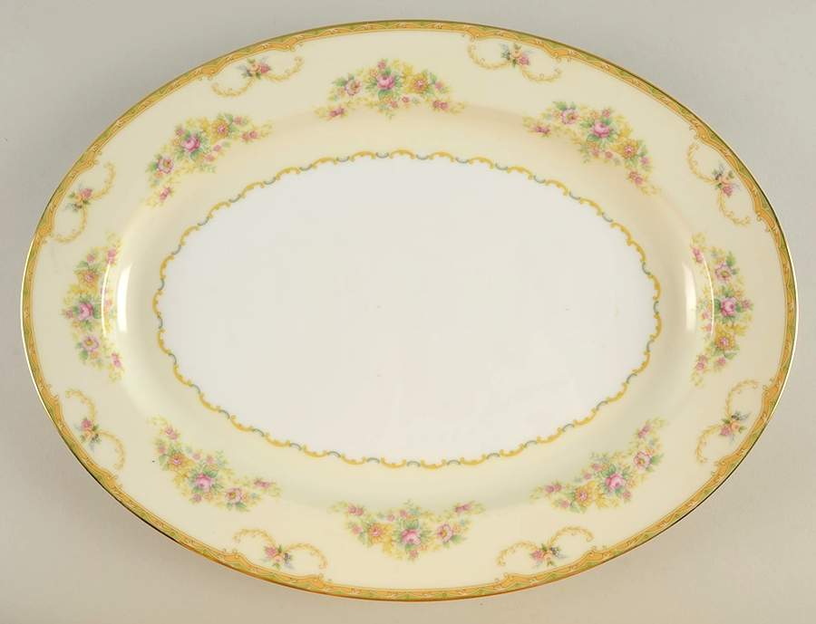 N1014 16" Oval Serving Platter by Noritake-1