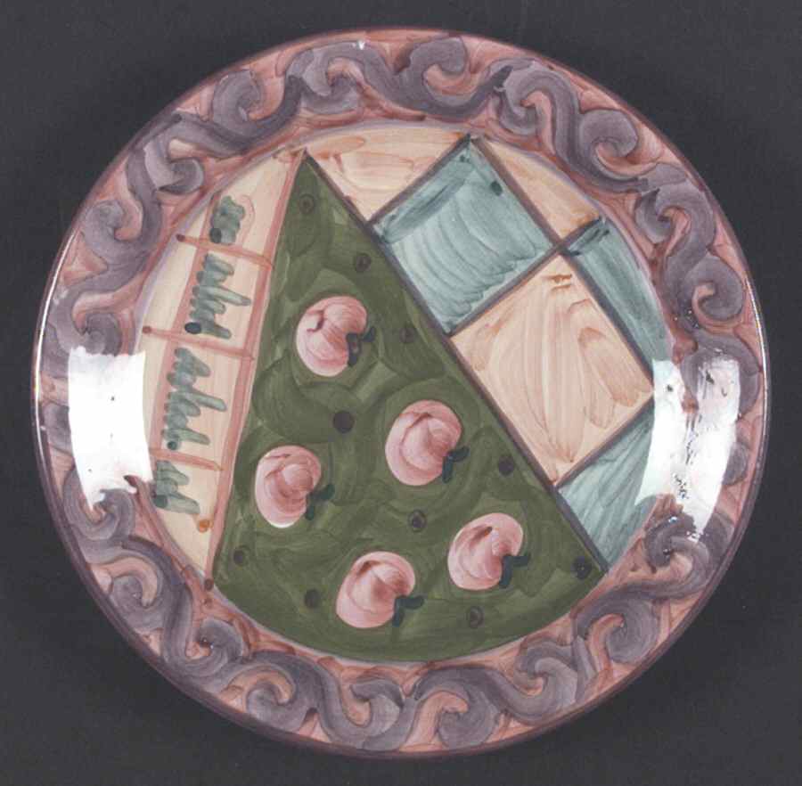 Apple Patch Dinner Plate by Nancy Calhoun-1