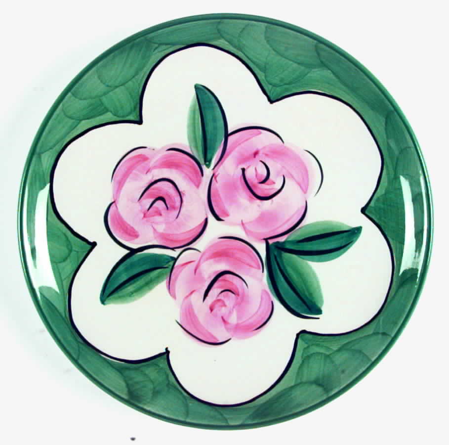 Las Rosas Salad Plate by Nancy Calhoun-1