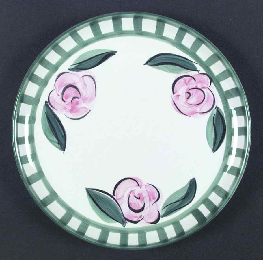 Las Rosas Dinner Plate by Nancy Calhoun-1