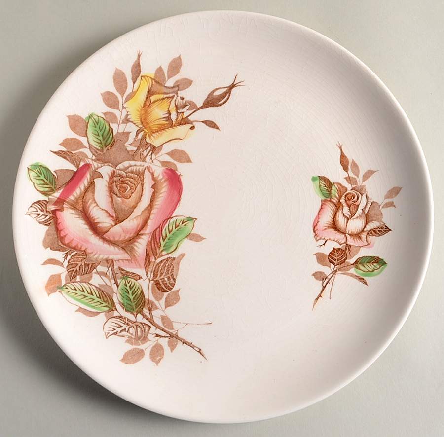 Princess Rose Dinner Plate by Nasco (Japan)-1