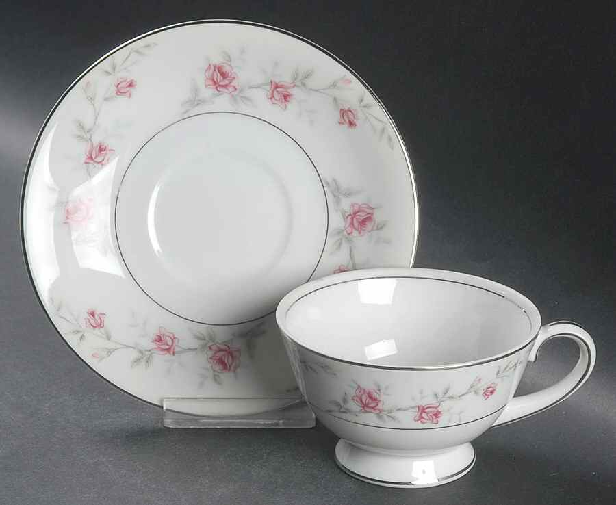 Debonaire Footed Cup & Saucer Set by Norleans-1