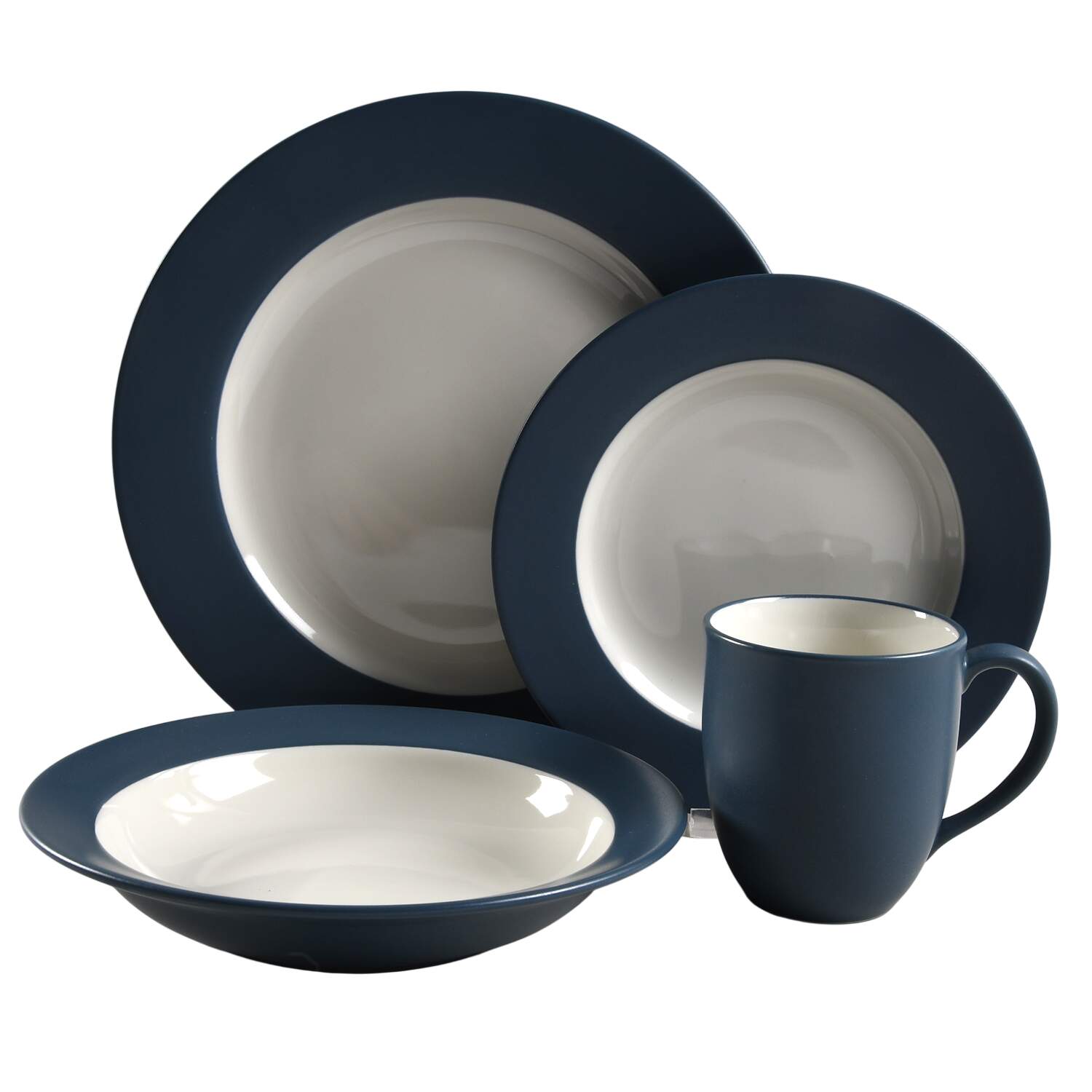 Colorwave Blue 32  Piece Estate Set by Noritake-1