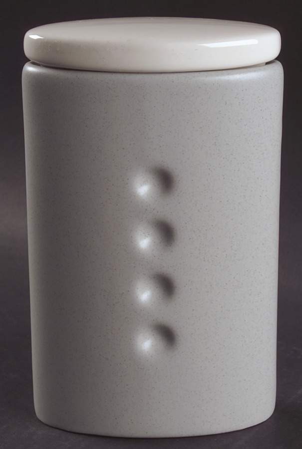 Colorwave Gray Small Canister & Lid by Noritake-1
