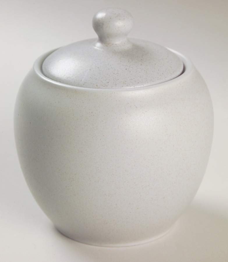 Colorwave Gray Sugar Bowl & Lid by Noritake-1