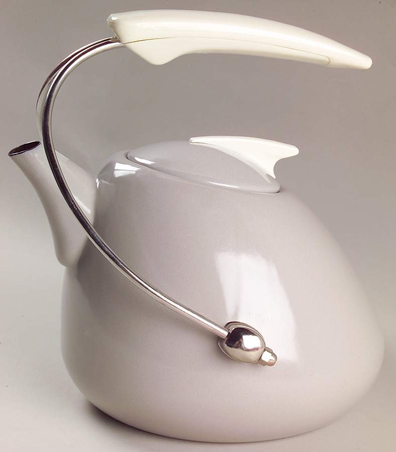 Colorwave Gray Metal Kettle & Lid by Noritake-1