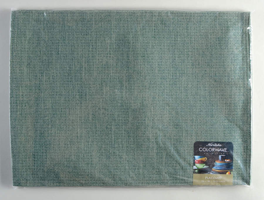 Colorwave Green Cloth Placemat - Set of 4 by Noritake-1