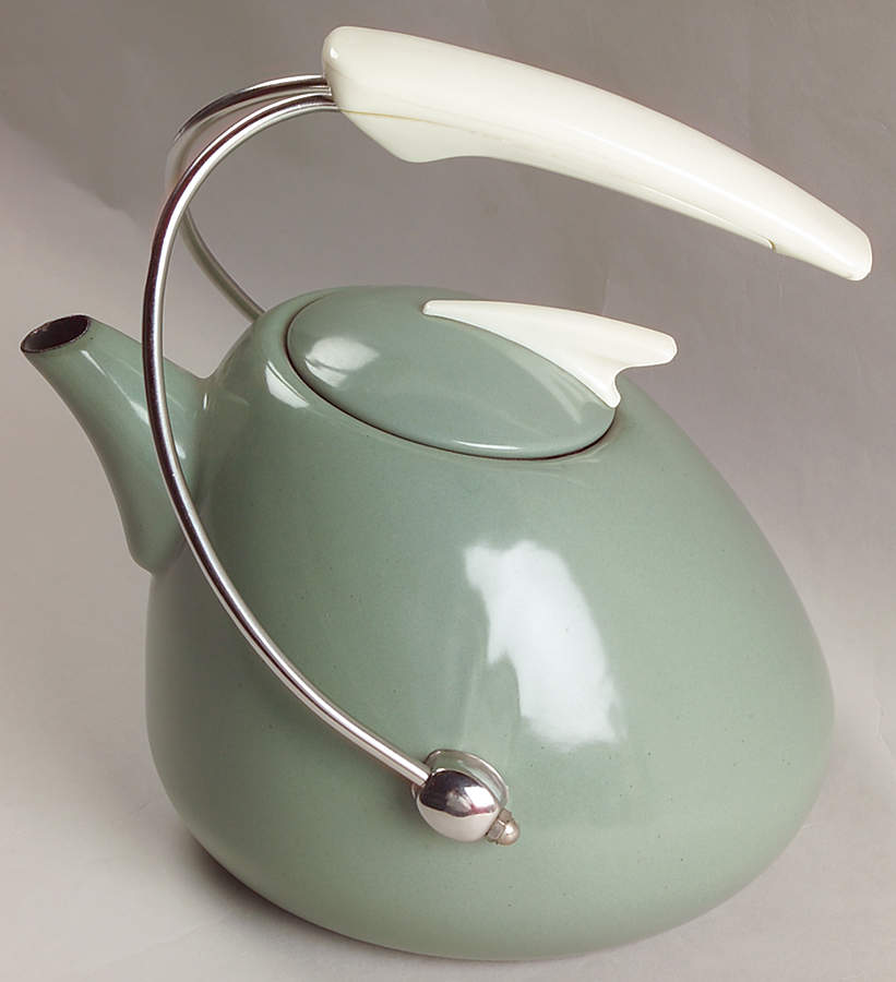 Colorwave Green Metal Kettle & Lid by Noritake-1