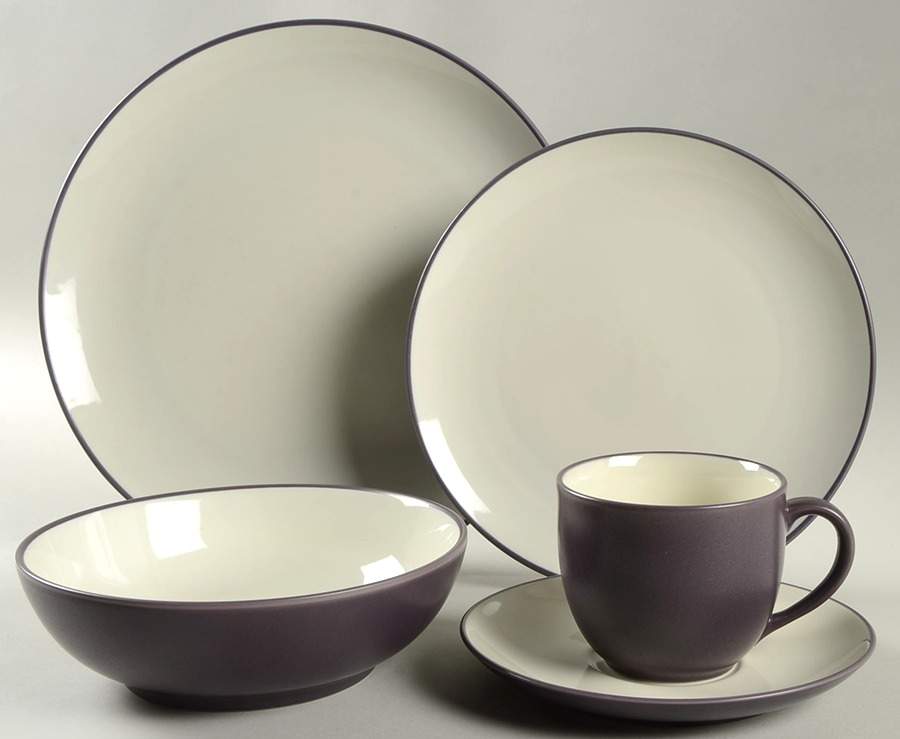 Colorwave Purple 40 Piece Estate Set by Noritake-1