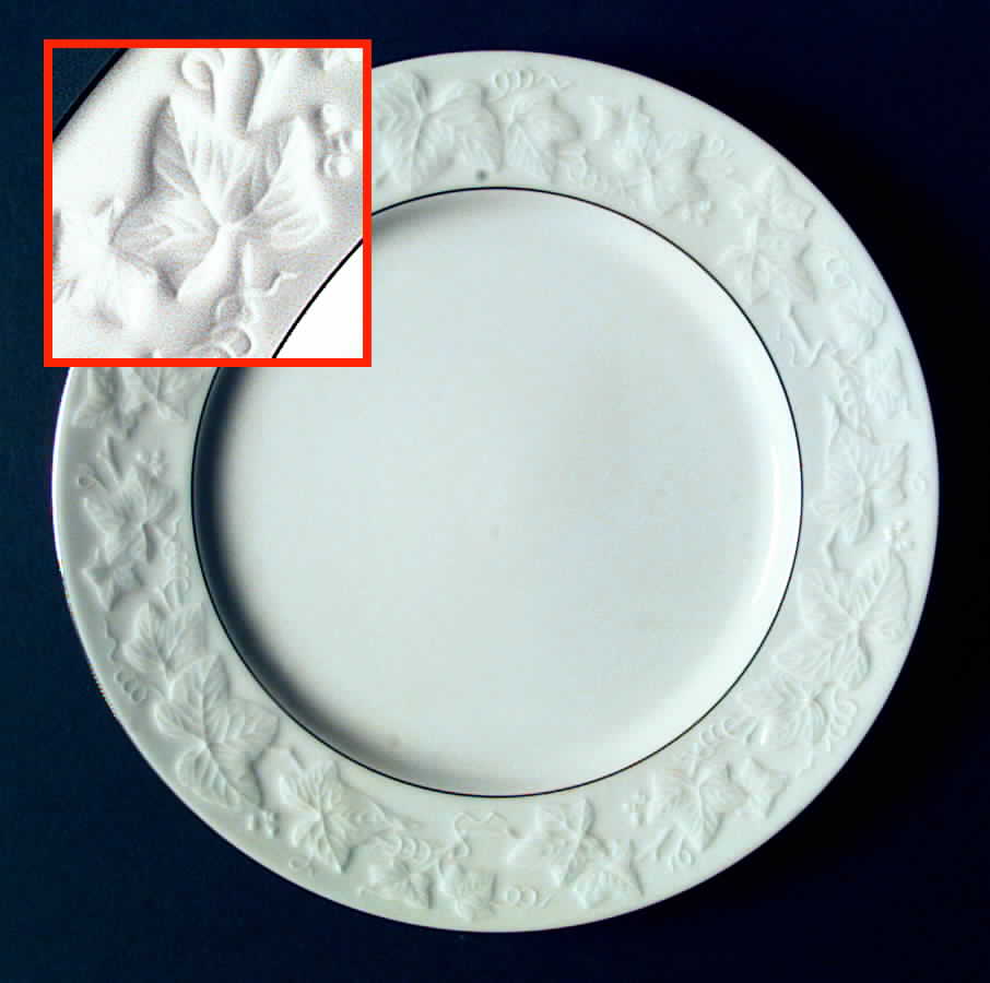 Halls of Ivy Platinum Dinner Plate by Noritake-1