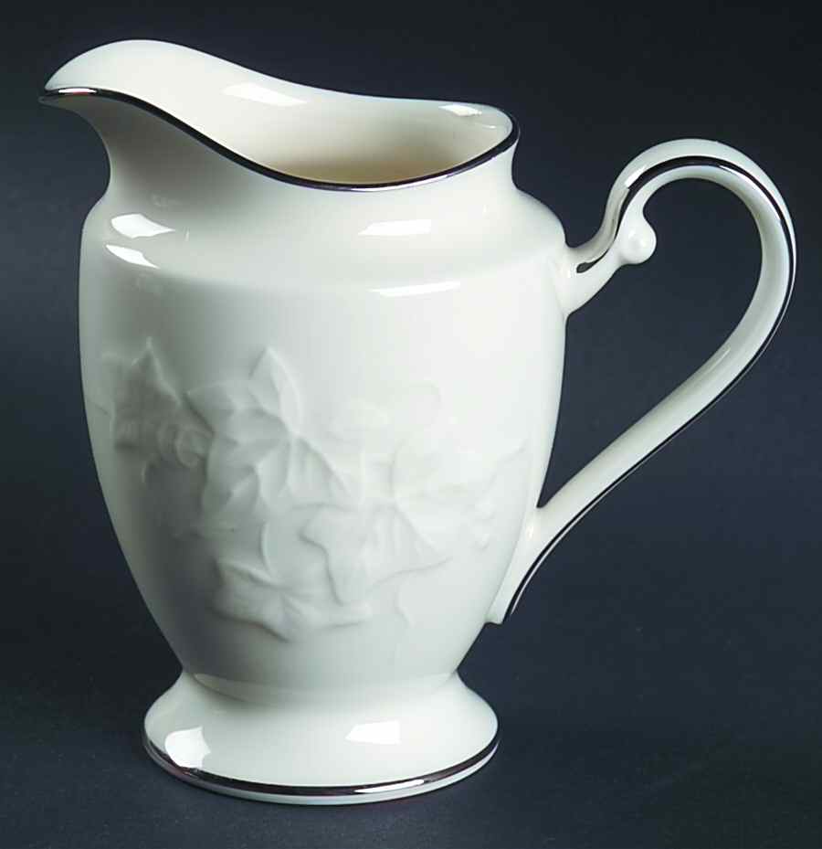 Halls of Ivy Platinum Creamer by Noritake-1