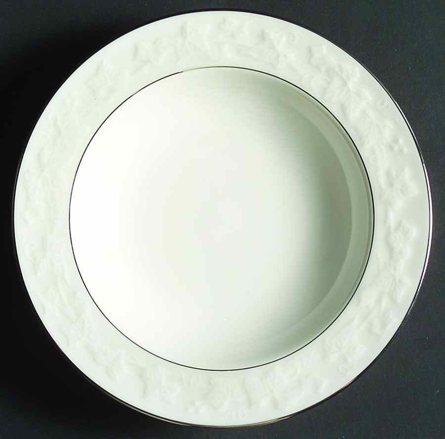 Halls of Ivy Platinum Rim Fruit/Dessert (Sauce) Bowl by Noritake-1