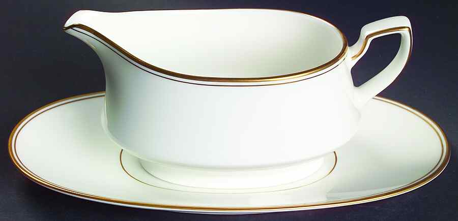 Golden Traditions Gravy Boat & Underplate (Relish/Butter) by Noritake-1