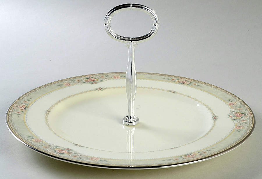 Newcastle Round Serving Plate with Handle (DP) by Noritake-1