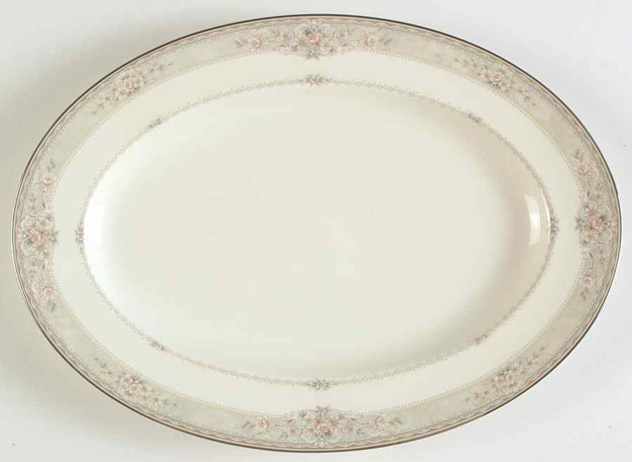 Newcastle 14" Oval Serving Platter by Noritake-1