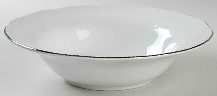 Pacific Hill Platinum 10" Round Vegetable Bowl by Noritake-1