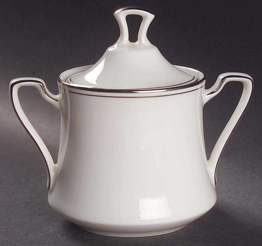 Platinum Traditions Sugar Bowl & Lid by Noritake-1