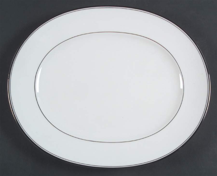 Platinum Traditions 13" Oval Serving Platter by Noritake-1
