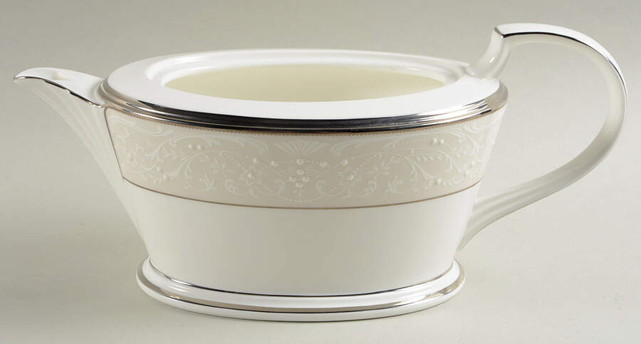 Silver Palace Teapot No Lid by Noritake-1