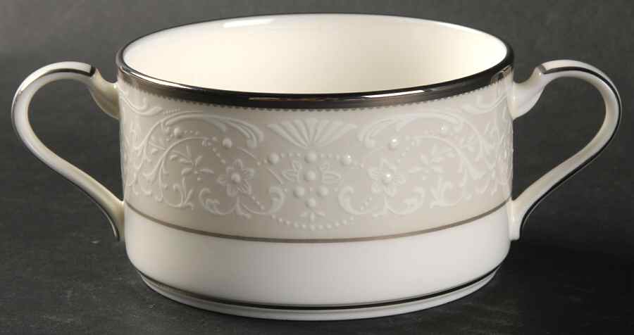 Silver Palace Flat Cream Soup Bowl by Noritake-1