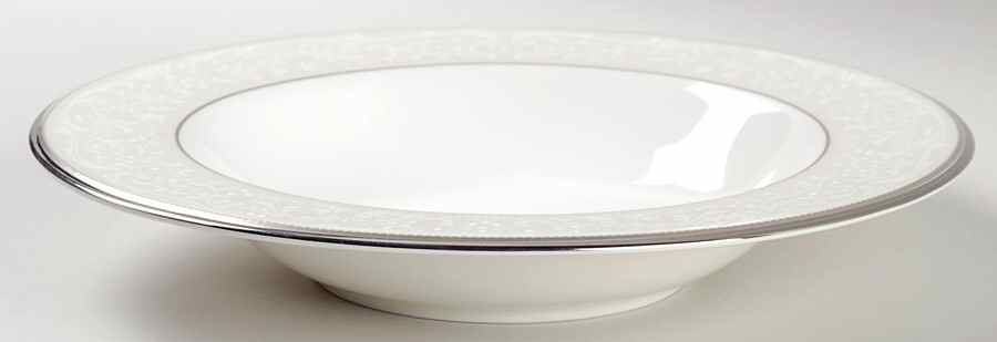 Silver Palace Rim Soup Bowl by Noritake-1