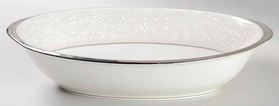 Silver Palace 10" Oval Vegetable Bowl by Noritake-1