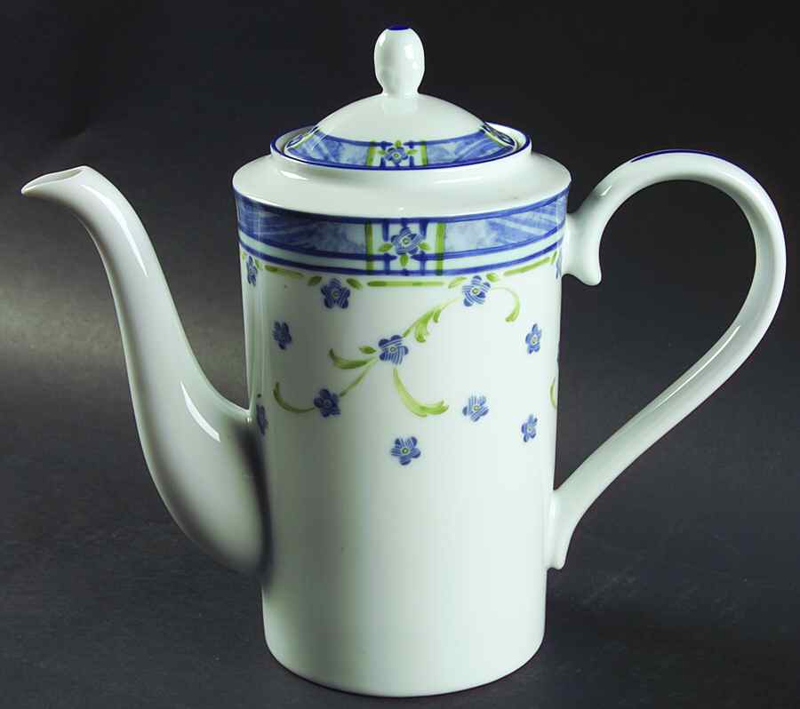 Spanish Flowers Tea/Coffee Pot & Lid by Noritake-1