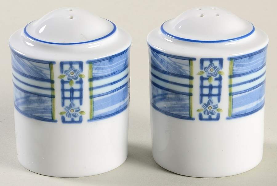 Spanish Flowers Salt & Pepper Set by Noritake-1